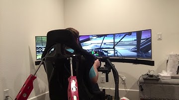 Modified Fanatec racing simulator (with motion)