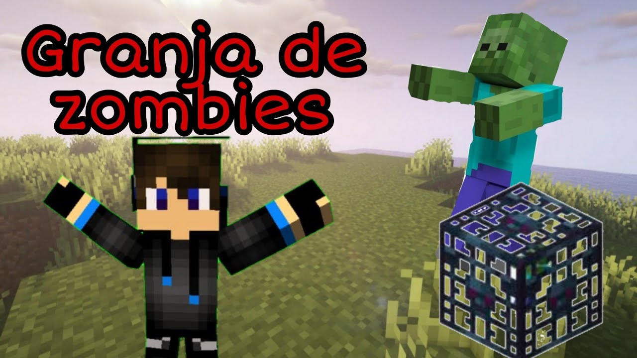 Como hacer una granja de zombies(armadura y experiencia) #minecraft #