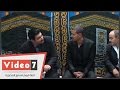 بالفيديو رامز وياسر جلال يتلقيان العزاء فى والدهما بالحامدية الشاذلية 