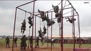 When The Gallant Men Are Ready; Short Service Course 46 (Army) On Obstacle Crossing Competition