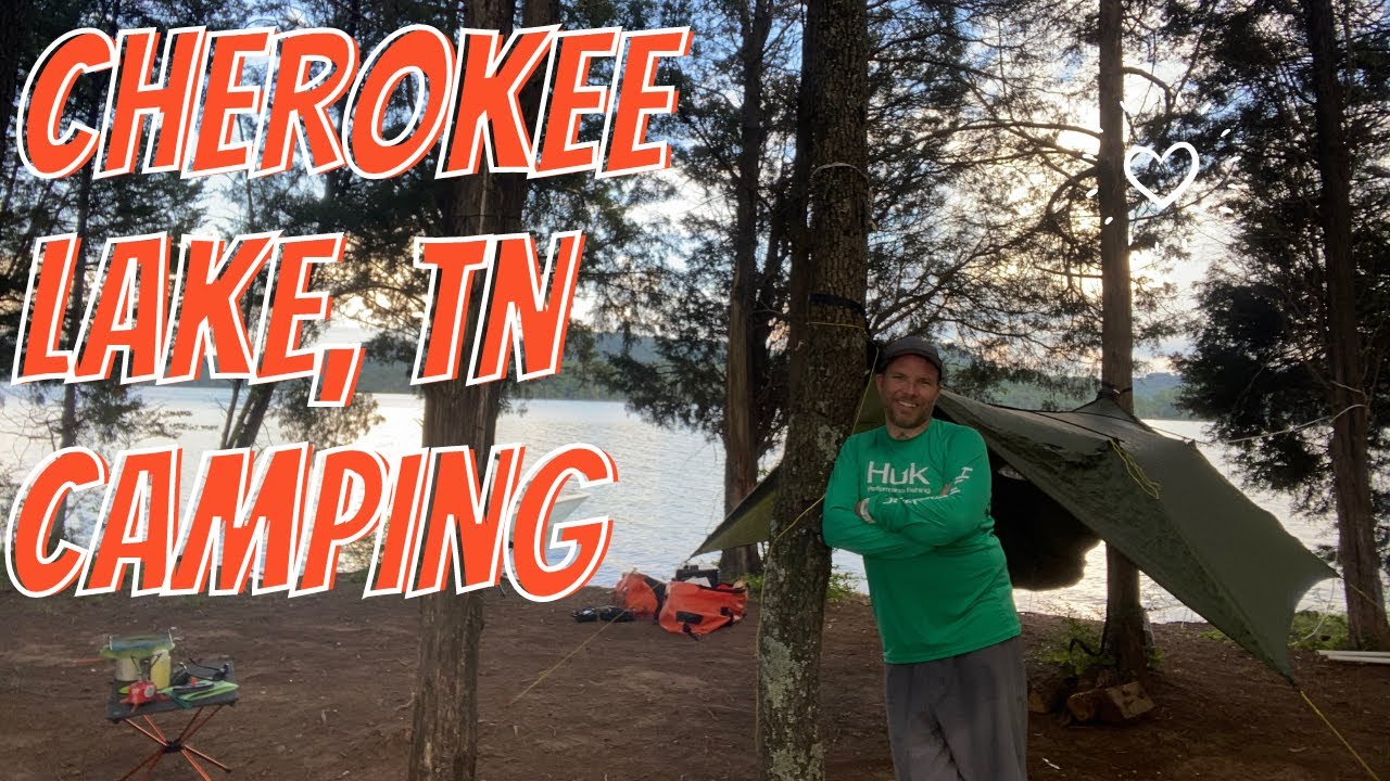 Island camping at Cherokee Lake, TN | Boston Whaler 130 Super Sport