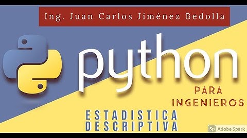 Python Estadistica Descriptiva