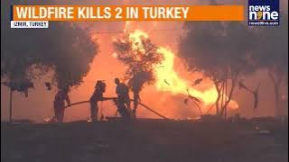 Wildfires Rage in Turkey’s Izmir | 2 Dead | ‘Children of Fire’ Claims Arson Attacks | News9