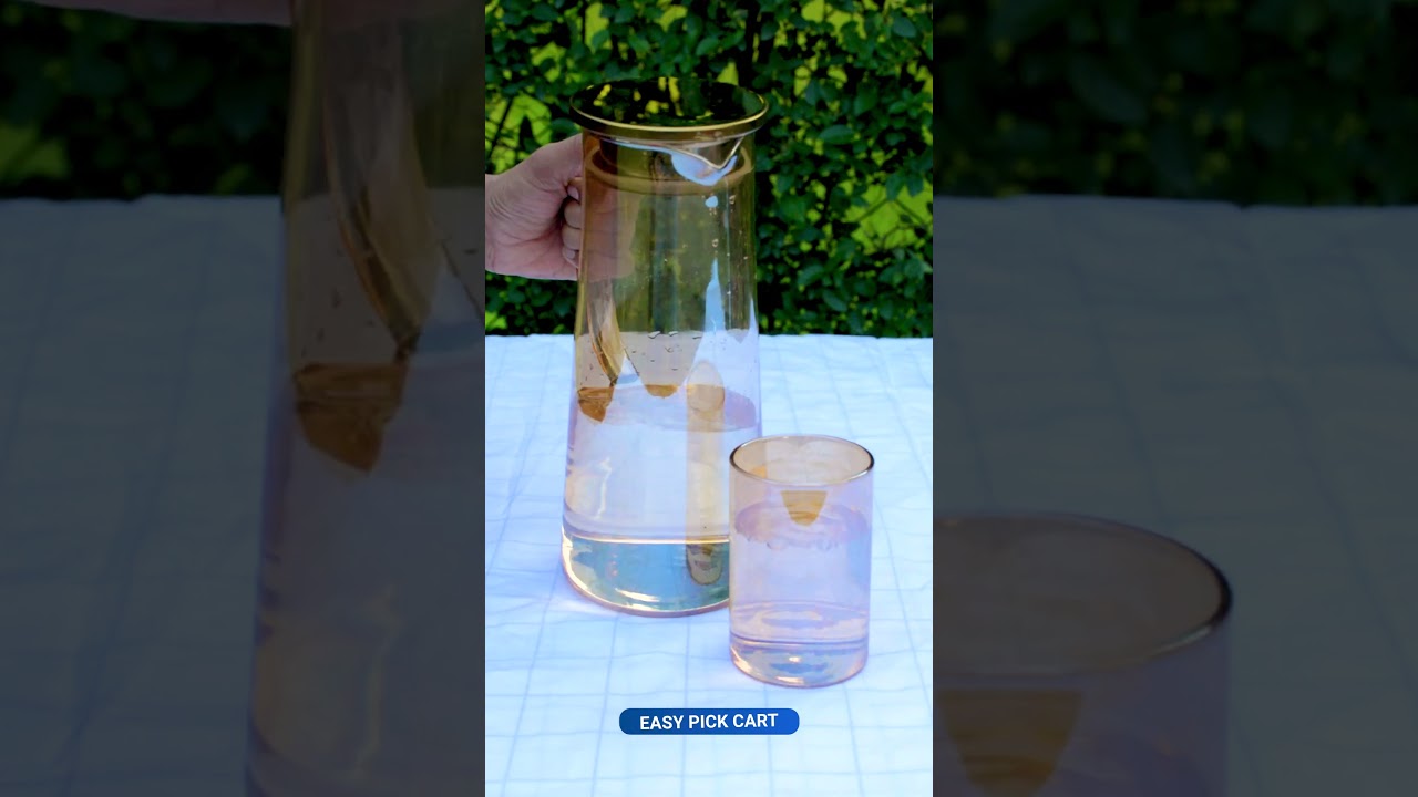 Amber Light  Glass Set