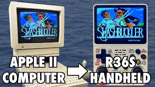 Apple II computer vs. R36S handheld