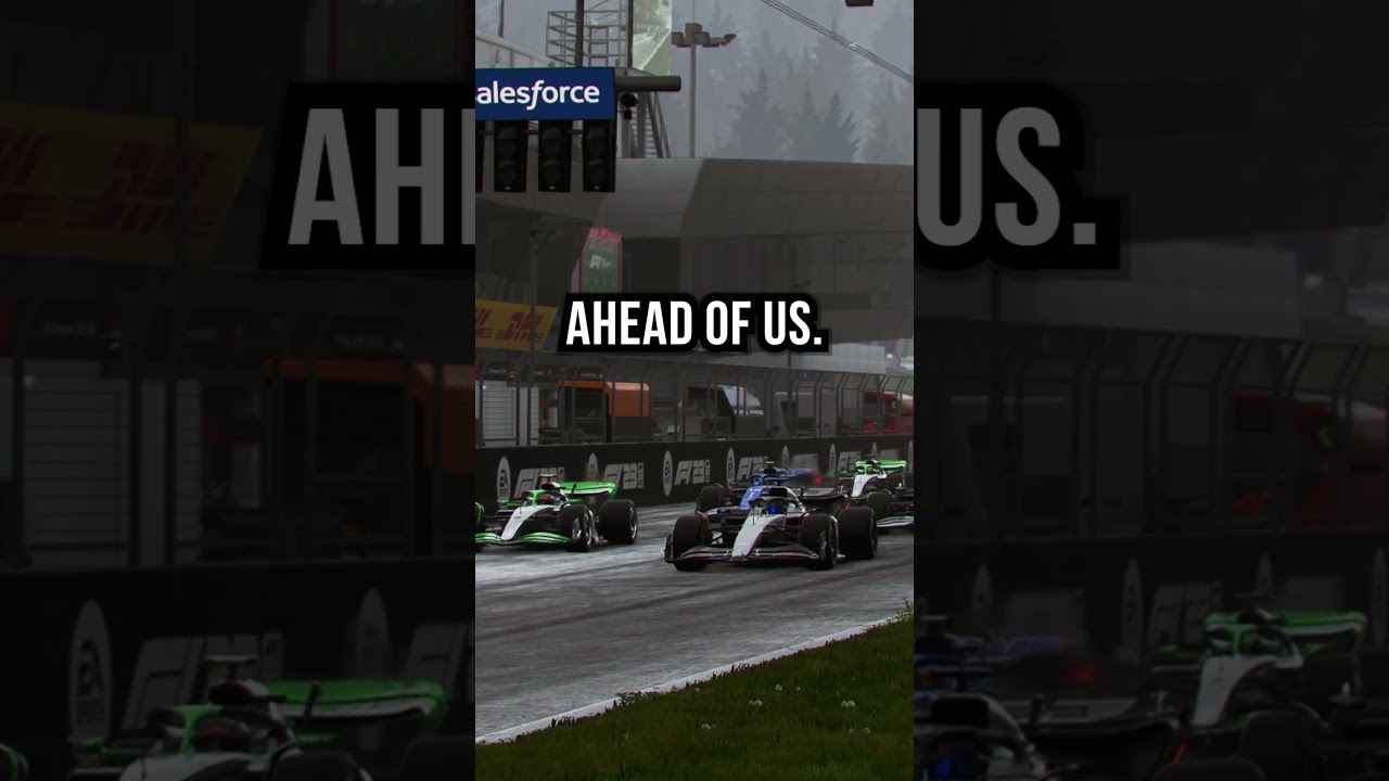 Ferrari on DRY Tyres in WET causes a RED FLAG! 🥴 on F1 23