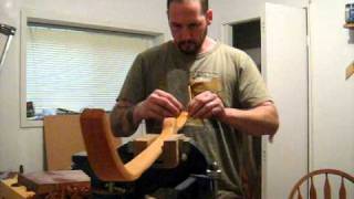 composite shortbow :  working the core