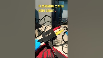Hoe u uw PS2 met een HDMI-kabel aansluit