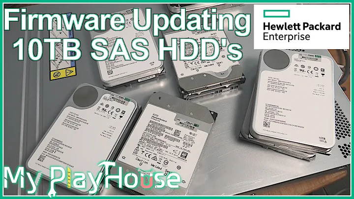 Firmware Updating Dodgy HPE Enterprise 10TB HDD´s - 1168