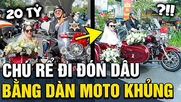 Chú rể Hà Nội chơi lớn nhất thủ đô, rước dâu bằng dàn xe moto 20 tỷ cực HẰM HỐ | TÁM TV