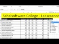 Lesson 20 functions  microsoft excel 2013  sahalsoftware  af soomaali