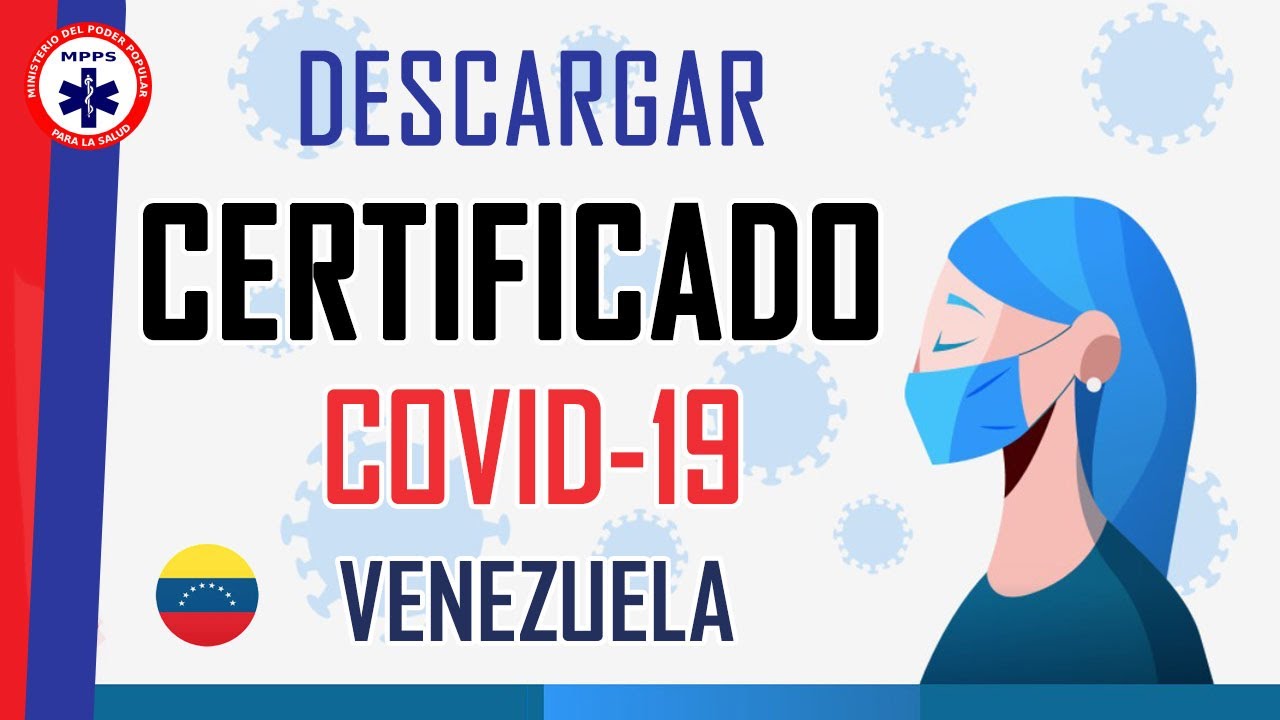 C mo Solicitar El CERTIFICADO De Vacunaci n COVID 19 En Venezuela YouTube