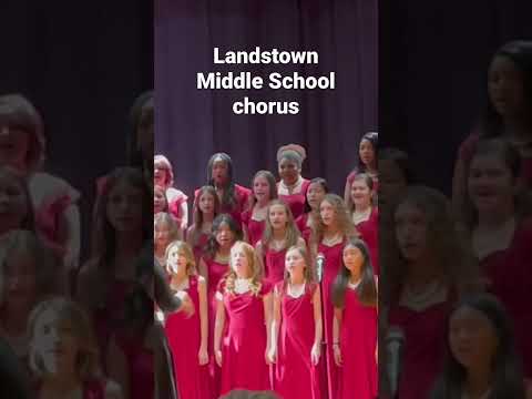 Landstown middle school chorus