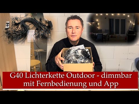 Stimmungsvolle Beleuchtung: Die perfekte G40 LED Lichterkette für draußen und drinnen