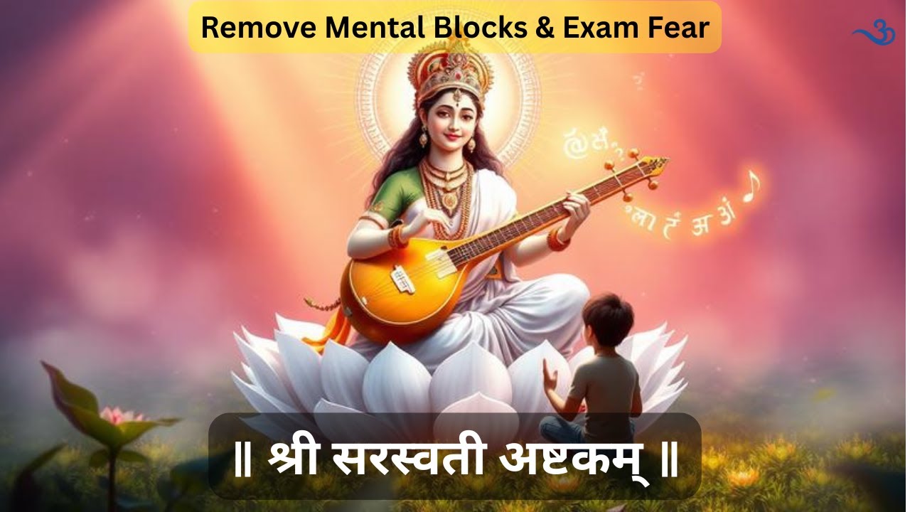 श्री सरस्वती अष्टकम् | Boosts Memory & Intelligence | Saraswati Ashtakam for Clear Mind & Creativity