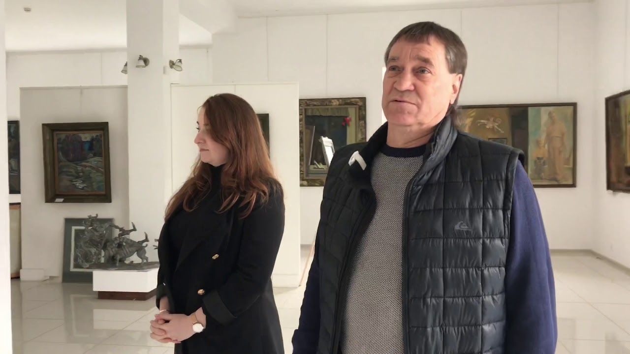 В гостях у художника Евгения Анатольевича Долгачева, Заслуженного художника РФ.