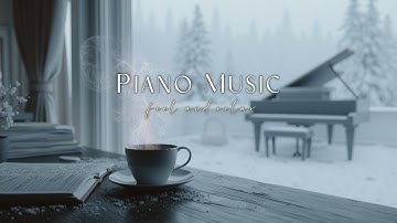 Winter Snowscapes & Piano Melodies | Relaxing Study Music for Focus