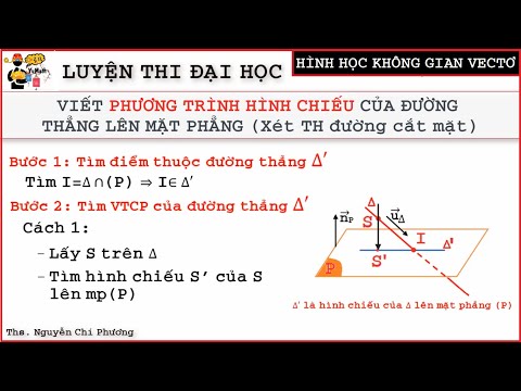 Video Toán 12: Viết Cực Nhanh Phương Trình Hình Chiếu Vuông... - youtube