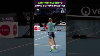 CAN'T GET CLOSER TO DAVID GOFFIN #tennis #shorts Wealth