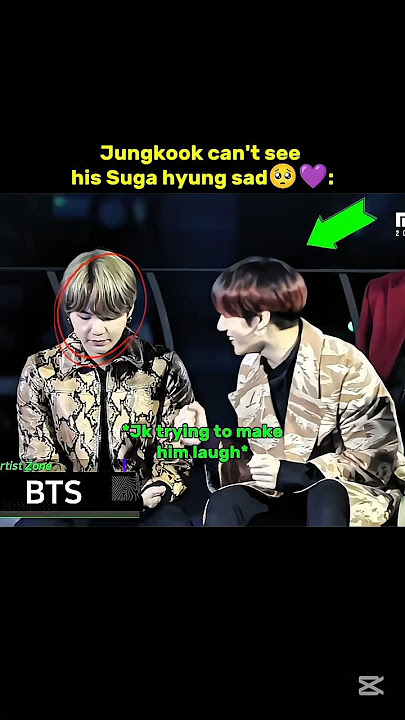 When suga was sad🥺and Jungkook made him smile💜#bts #suga #jungkook