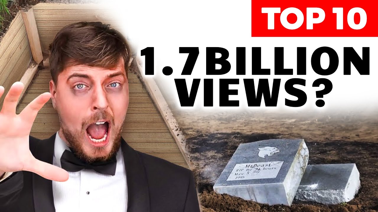 Top 10 Most Viewed Videos of MrBeast Gets 1. 7 Billion Views!!!😱