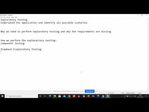 Exploratory Testing Tutorial | Software Testing | For Beginners