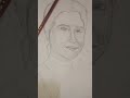 Asha Bhosle # Titan trace #small tribute sketch😊