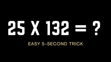 Multiplying by 25 - Number Sense Tricks