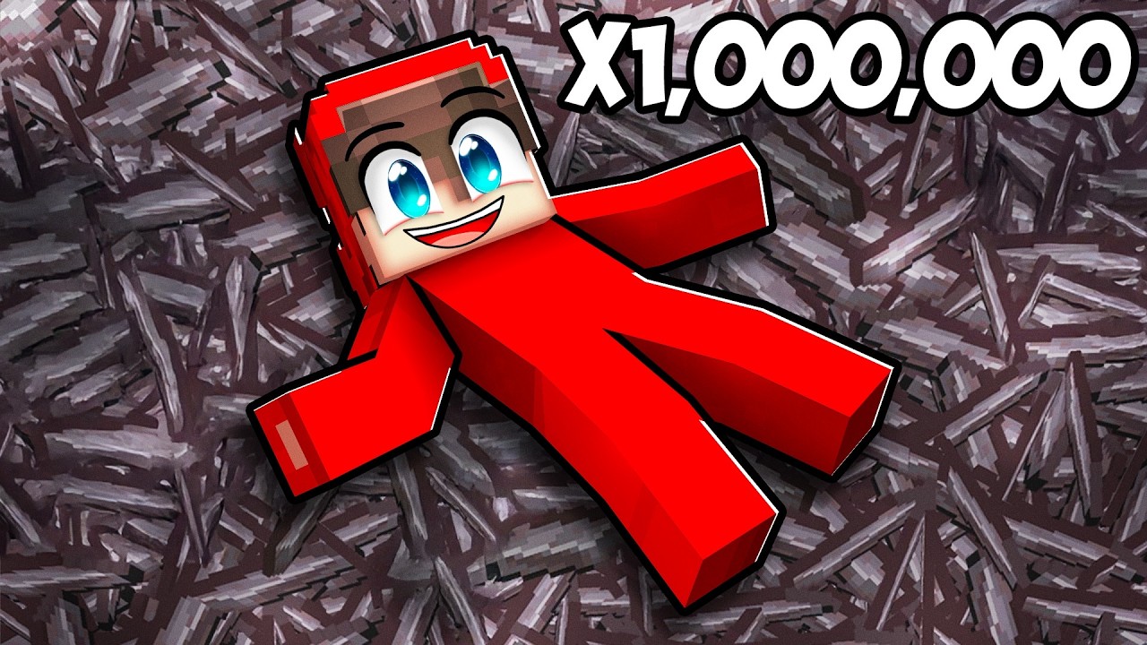 Minecraft But I Have 1,000,000 Netherite
