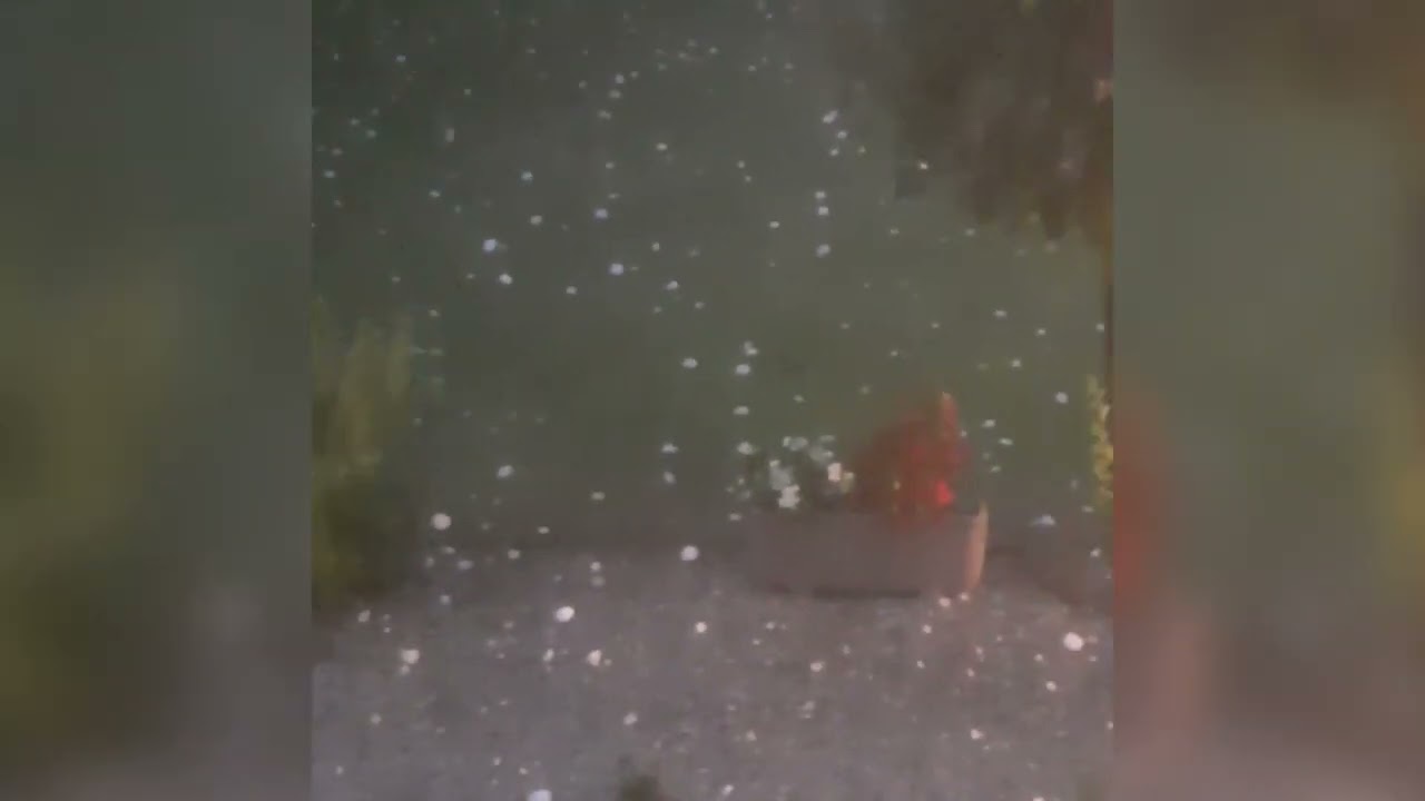 GRANDINATA FURIOSA A STROPPARI DI TEZZE SUL BRENTA (VICENZA)‼️