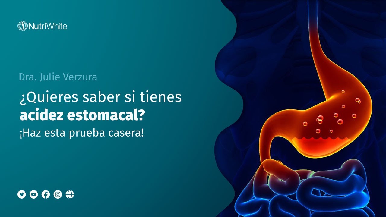 ¿Quieres saber si tienes acidez estomacal? ¡Haz esta prueba casera