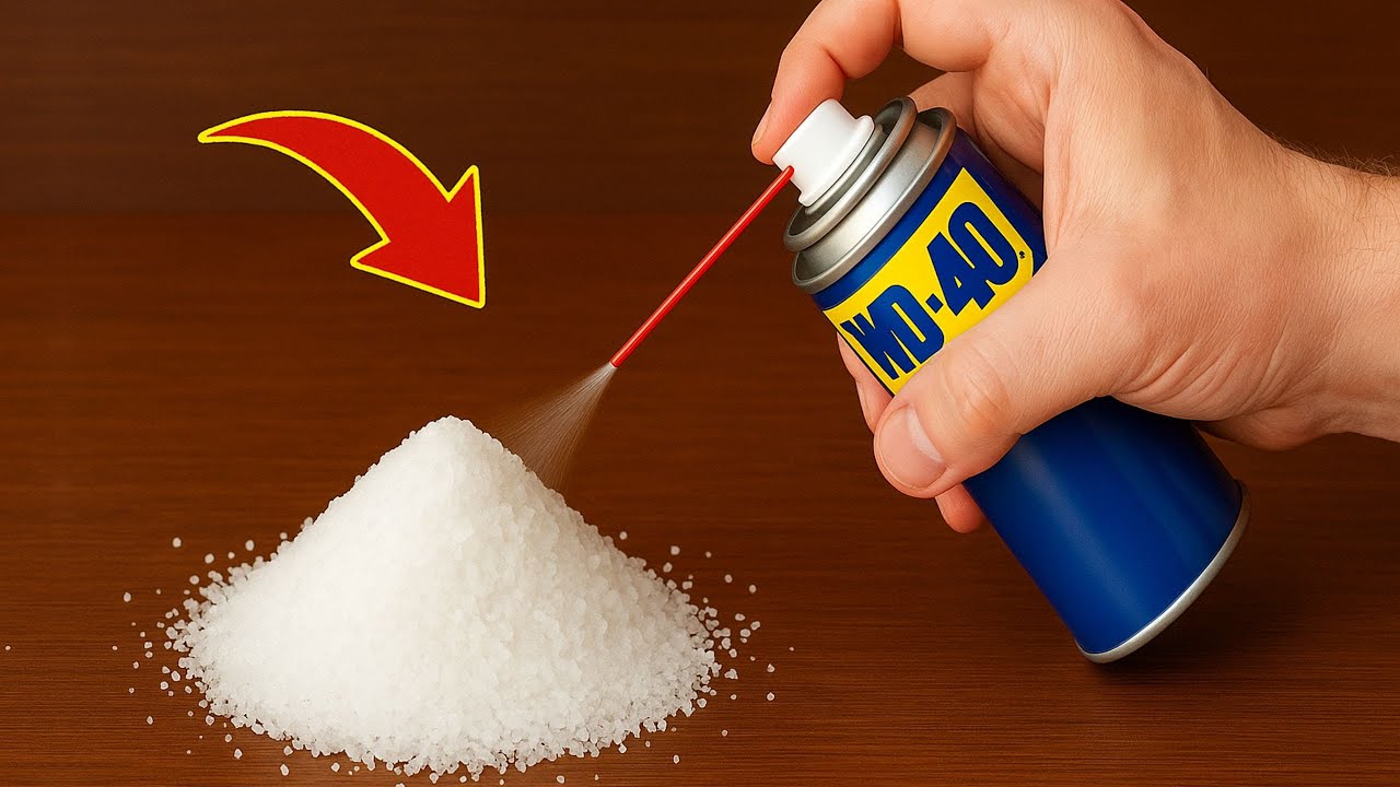 Millions don’t know this WD-40 and salt trick – Every home needs it, worth a million dollars!