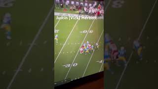 The run that didn’t count for Justin Herbert