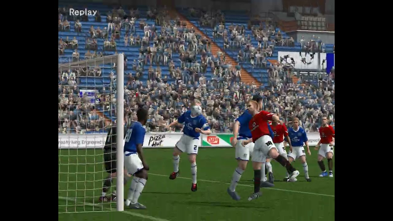 Everton vs Manchester United [ PES 4 Master League 