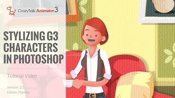 CrazyTalk Animator 3.2 Pipeline Tutorial - Stylizing G3 Characters in Photoshop