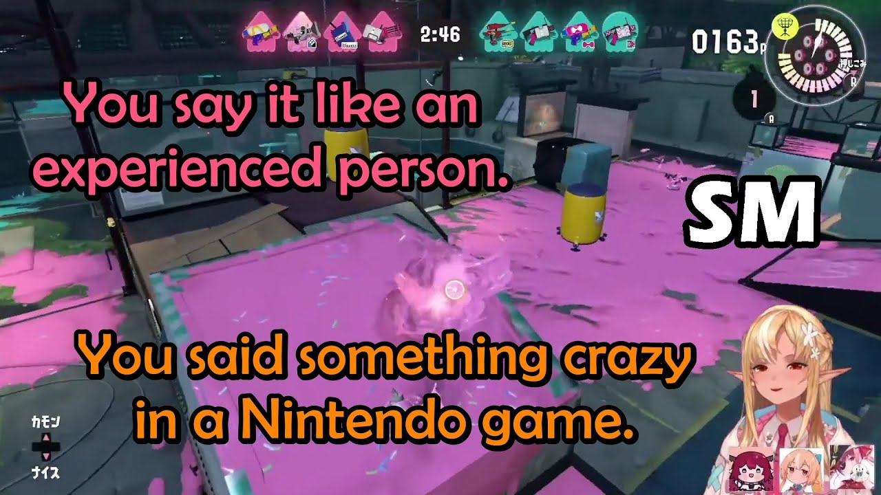 Flare Watching Marine and IRyS Got Confused When They Try To Do SM Roleplay In Splatoon3