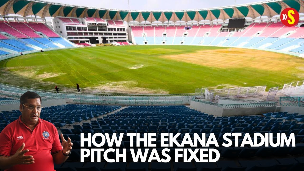 Lucknow's Ekana Stadium pitch, called a shocker by Hardik Pandya, ready