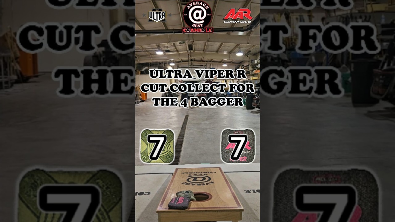 Ultra Cornhole Viper R Cut Collect for the 4 Bagger