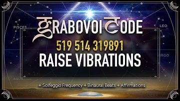 RAISE your VIBRATIONS | Release Negative Energies | Grabovoi Sleep Meditation with Grabovoi Codes