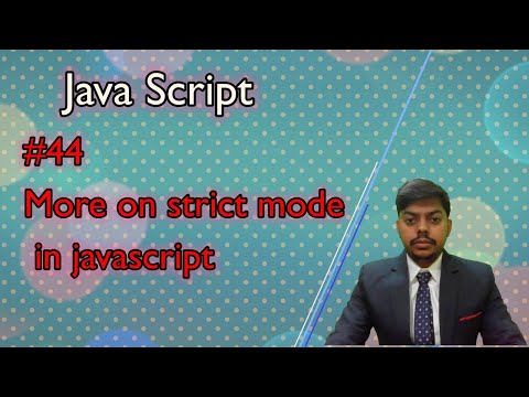 lec 44 || More on strict mode in javasript || javascript || js || webdevelopment || allrover
