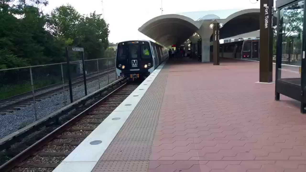 WMATA Metrorail Kawasaki 7000Series train at Ft. Totten YouTube