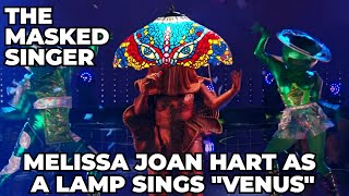 The Masked Singer  Melissa Joan Hart As Lamp Sings 'Venus' by Bananarama In Space Night Episode