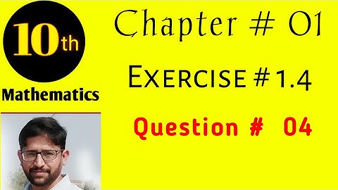 Class 10 maths chapter 1 Quadratic Equation| Exercise # 1.4  | Q.#. 04 | AHMED JAMIL