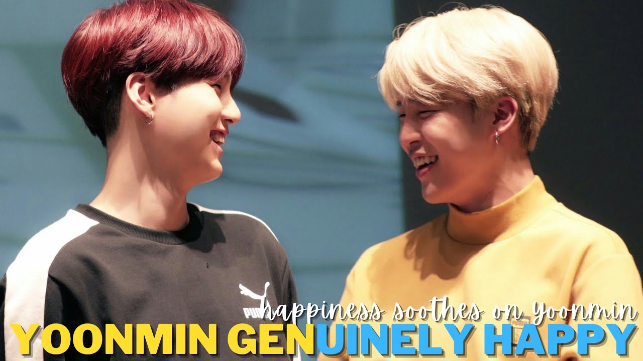 Yoongi & Jimin Being Genuinely Happy♡| Yoonmin Moments 🐱 ♡ 🐣