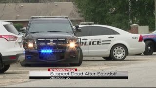 Suspect dead after standoff