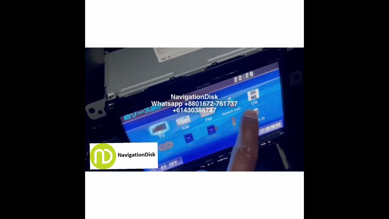 Eclipse AVN-Z04i full review settings menu option GPS - YouTube