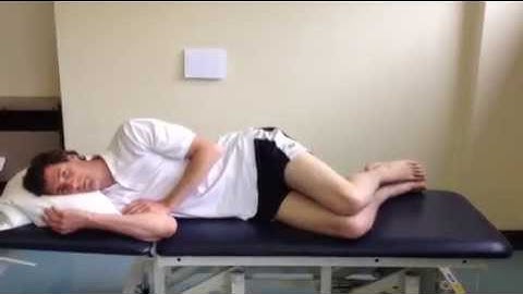 CLAM exercise ( hip abduction)