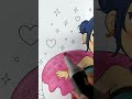 Zoey K Pop Huntrix Kawaii Coloring | #KawaiiDrawing # relaxing #shorts | LoveAndColor Art