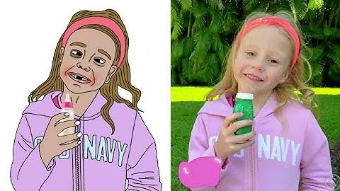 Nastya and dad open boxes with surprises to learn the alphabet Drawing Meme | SS Drawing Meme