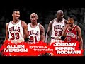 Rookie allen iverson disrespected mj pippen rodman but the things turned upsidedown